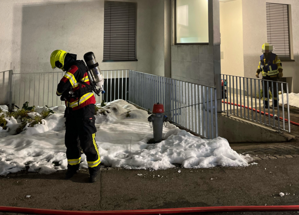 Gossau SG: Einsatz bei Brand gestaltet sich schwierig