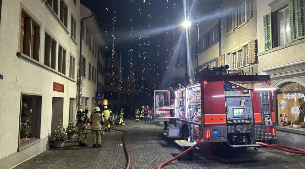 Rapperswil-Jona SG: Brand an der Marktgasse