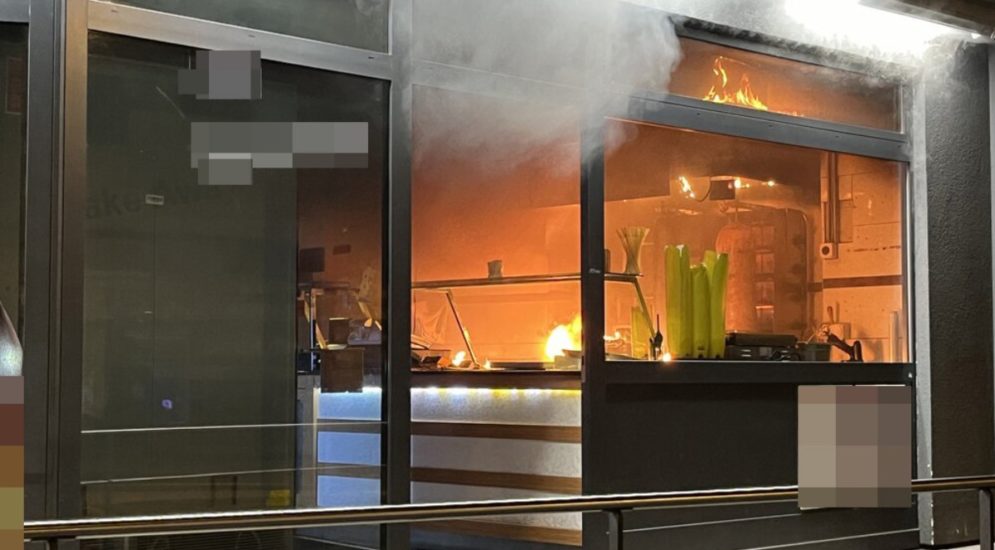 Wettingen AG: Grossaufgebot wegen Brand in Restaurant