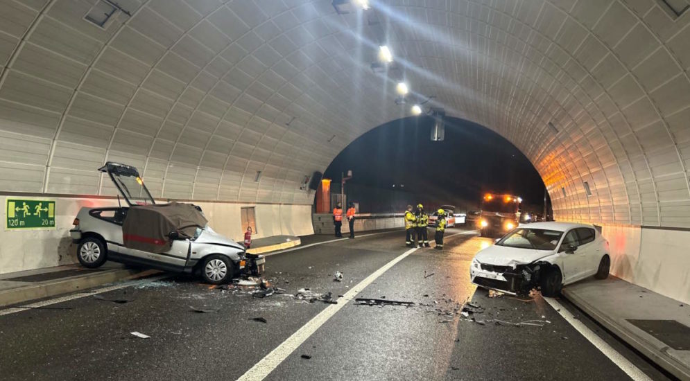 Dietfurt SG: 20-Jähriger stirbt bei schwerem Unfall im Michelau-Tunnel