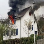 Solothurn: Einfamilienhaus in Brand geraten