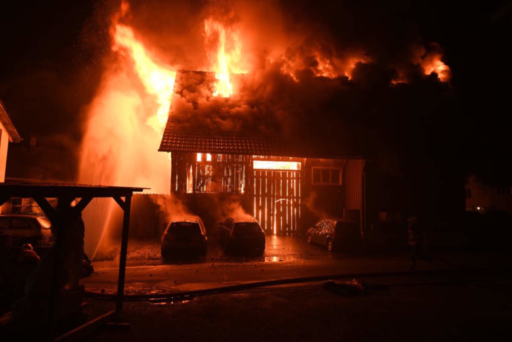 Diepoldsau SG: Brand in Einfamilienhaus - Bewohner verletzt