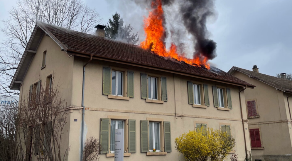 Rheinfelden AG: Haus nach Brand verwüstet und unbewohnbar