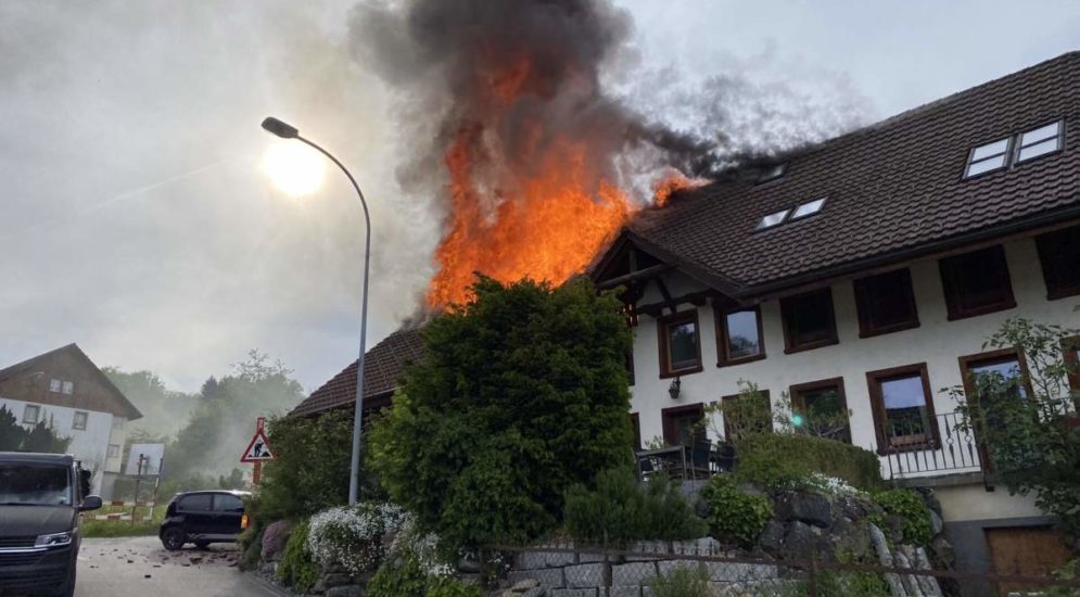 Boniswil AG: Wohnhaus bei Brand gerettet