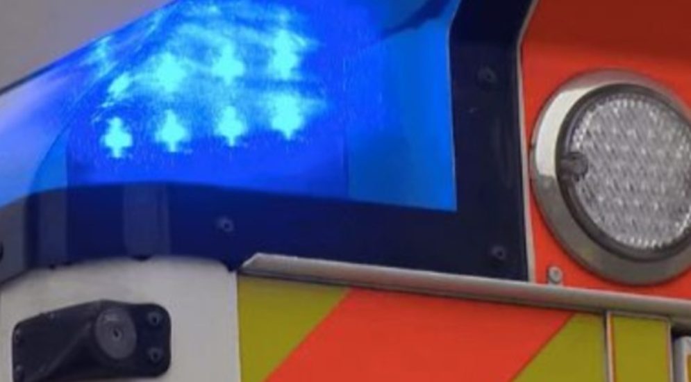 Symbolfodo Detailansicht Blaulicht auf Ambulanzwagen