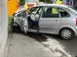 Solothurn: Auto durchbricht bei Unfall Maschendrahtzaun