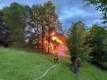 Trogen AR: Grosseinsatz wegen Brand eines Einfamilienhauses