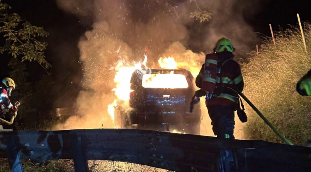 Fahrzeugbrand in Arth (SZ)