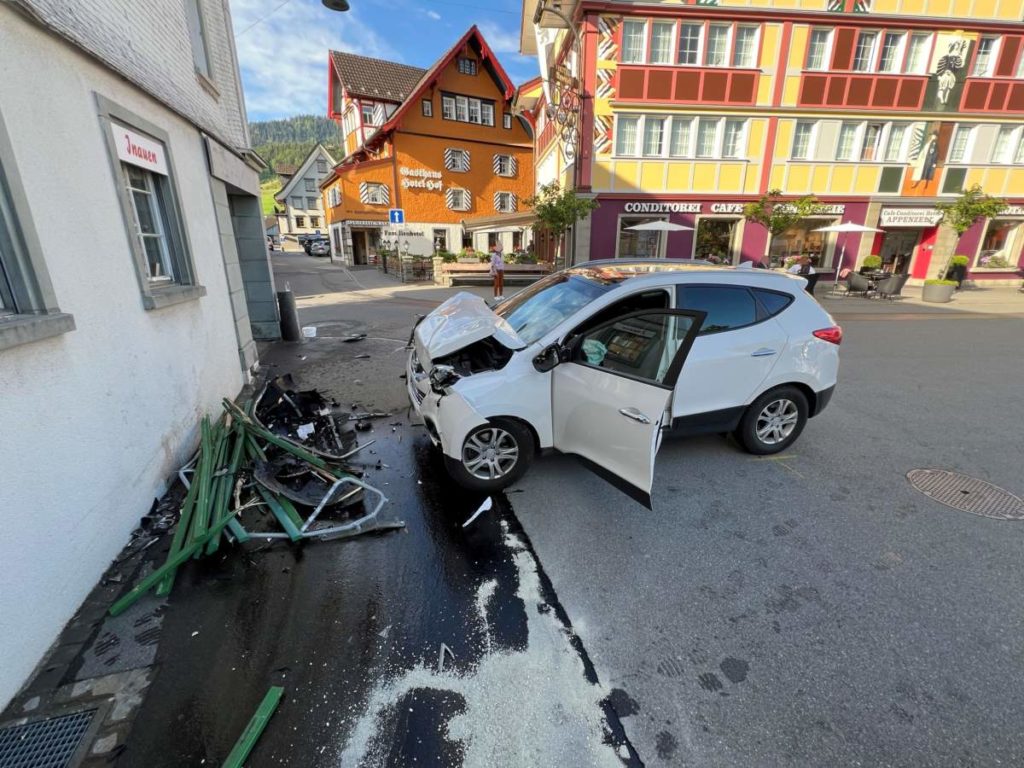 unfall appenzell