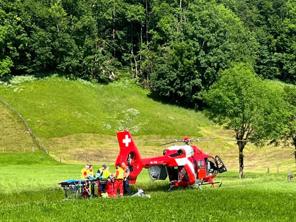 Unfall in Schwende (AI): Rollerfahrer verletzt im Spital