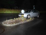 Unfall in Berneck SG: Betrunken in Verkehrsinsel geprallt