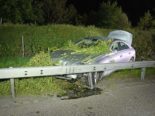 Reiden LU: Auto kollidiert bei Unfall mit Wildzaun