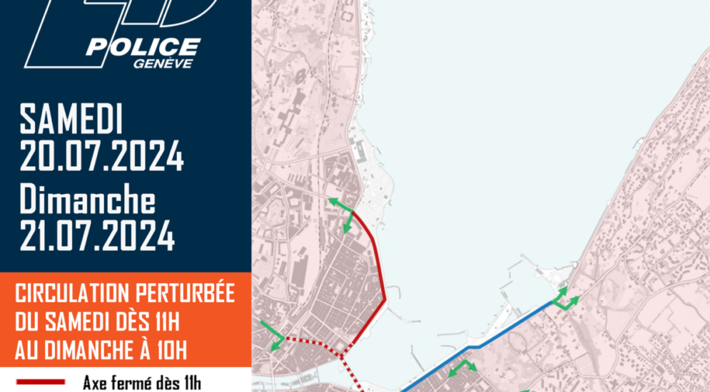 Genf: Verkehrseinschränkungen am Wochenende