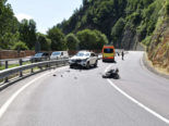 Disentis/Mustér GR: Motorradfahrer bei Unfall verletzt