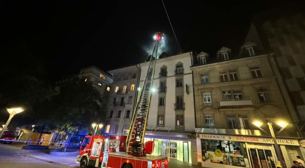 Freiburg FR: 10 Personen wegen Brand evakuiert