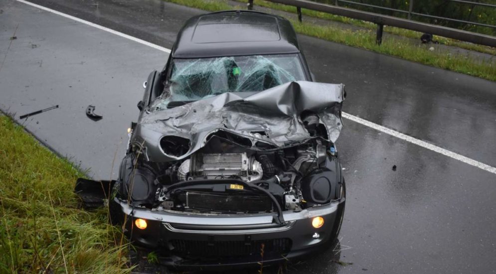 Werthenstein LU: Betrunken bei Unfall in Leitplanke geprallt