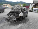 Eichberg SG: Fahrzeug auf Parkplatz in Brand geraten
