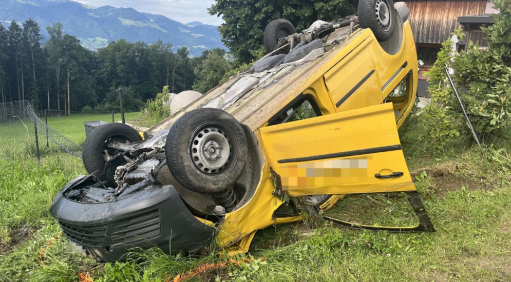 lieferwagen unfall sg