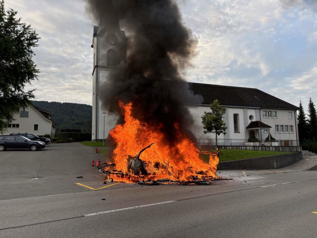 Ricken SG: 60'000 Franken Sachschaden durch Brand