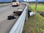 Unfall in Rüthi SG: Schulterblick bringt Rollerlenkerin zu Fall