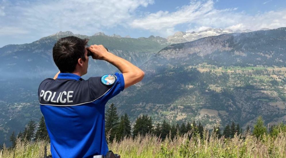 Bitsch/Riederalp VS: Schüsse lösten Waldbrand aus