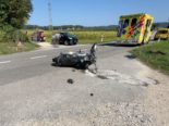 Heinrichswil SO: Motorradfahrer nach Unfall mit Auto verletzt