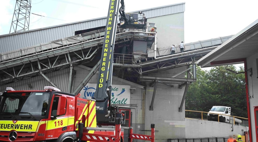 Buchs SG: Brand in Recyclinganlage richtet grossen Schaden an