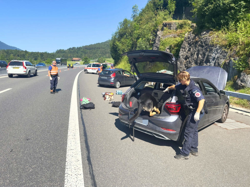 Kanton Schwyz: 187 Fahrzeuge und 375 Personen kontrolliert