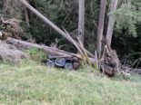 Quad Unfall in Langwies (GR): Arbeiter retten sich durch Sprung