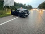 Unfall A1, Deitingen (SO): Lieferwagen prallt in Heck von Auto