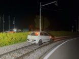 Speicher AR: Bei Unfall auf Bahngleise gefahren