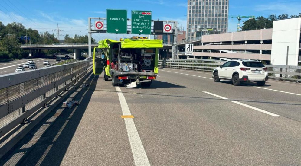 zürich a1 unfall