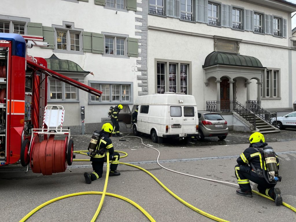 Weinfelden TG: Wohnwagenbrand verursacht hohen Sachschaden