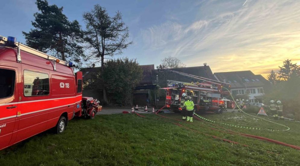 Dachstockbrand in Hochwald: Einfamilienhaus vorübergehend unbewohnbar (SO)