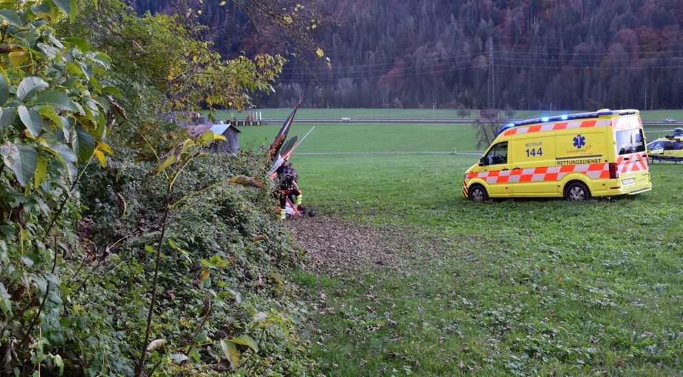 Flugunfall in Schiers (GR): Deltasegler stürzt ab