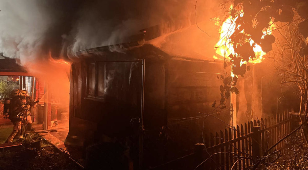 Gartenhaus in Emmenbrücke (LU) zerstört - Brandstiftung?