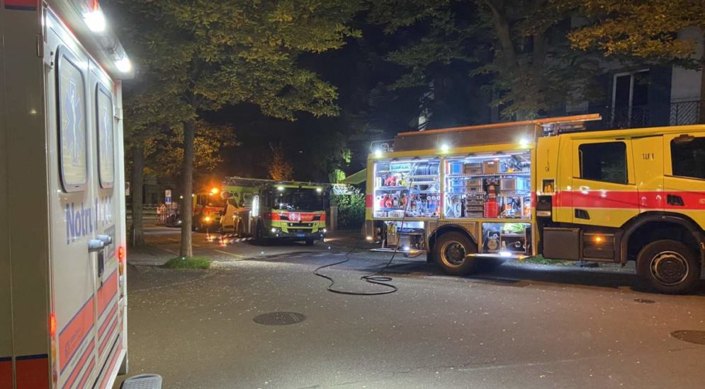 Feuerwehrauto im Einsatz