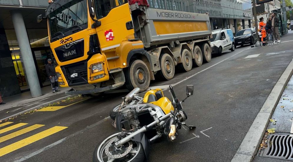 motorrad unfall basel