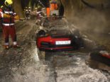 Zernez (GR): Fahrzeugbrand im Tunnel Munt la Schera