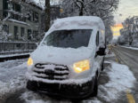 Winterthur (ZH): Schneehöhen von bis zu 21 Zentimetern auf Fahrzeugdächern gemessen