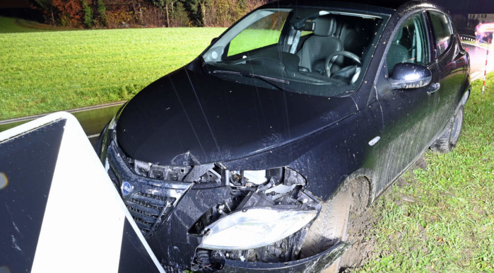 Unfall unter Alkoholeinfluss in Beromünster – Ortsteil Gunzwil LU