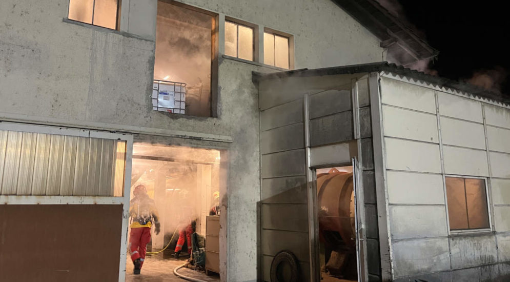 Gachnang TG: Brand in Trocknungstrommel ausgebrochen