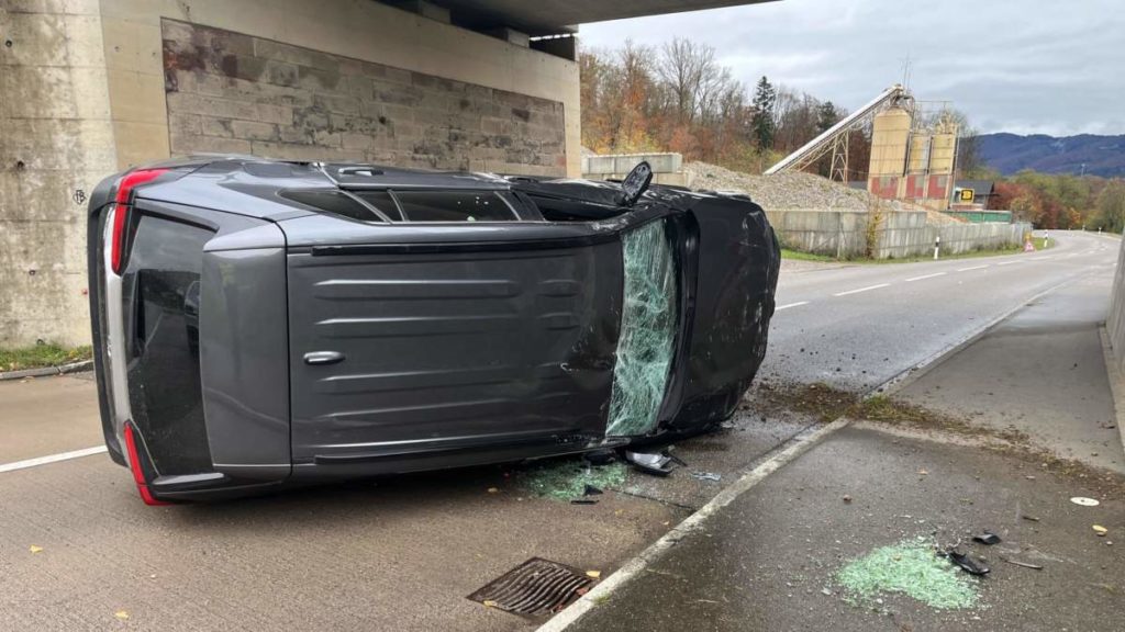 auto gekippt