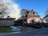 Tuttwil TG: Scheunenbrand verursacht hohen Sachschaden