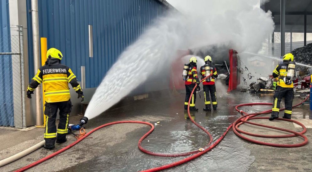 Brand in Lichtensteig (SG): Spraydose explodiert, 10'000 Franken Schaden