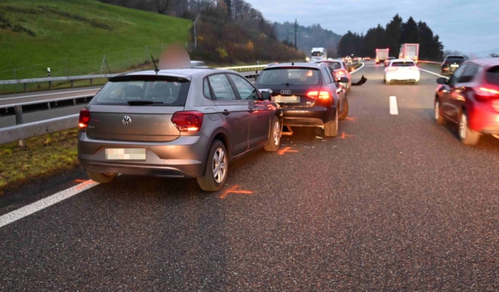 Verletzte bei Unfall auf A1 bei Rorschacherberg SG