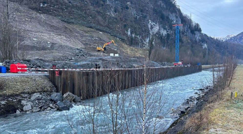 Linth-Ufer in Glarus Nord wird nach Erdrutsch ab Januar saniert