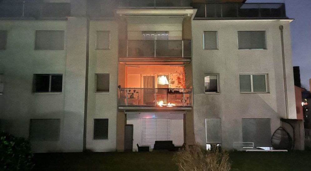 Liestal BL: Brandausbruch in Mehrfamilienhaus