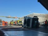 Unfall mit Betontransporter auf A11 Glattbrugg ZH